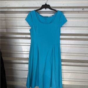 New York & Company Teal Midi Dress
